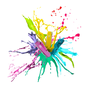 Blå Transparent