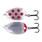 Silver/Red Dots (Metallic)